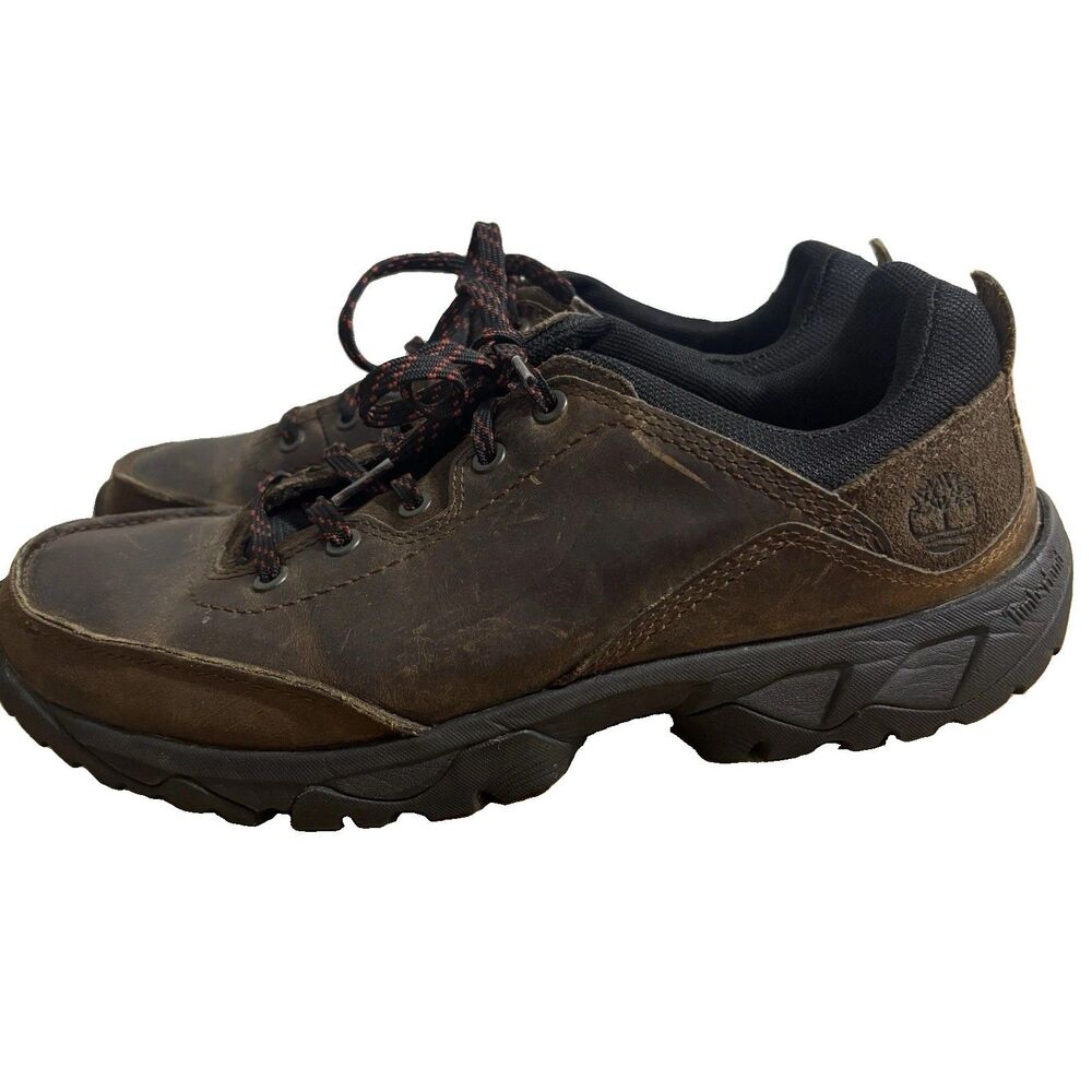 Timberland Mt.Maddsen Low Hiking Shoes Men's 10 Dark Brown Leather Waterproof
